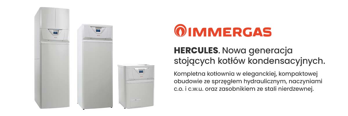 Immergas Hercules – stojący kocioł kondensacyjny