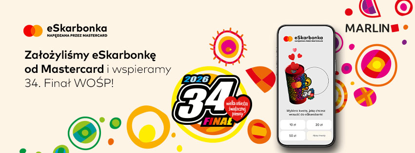 Marlin wspierwa Wielką Orkiestrę Świątecznej Pomocy - 33 Finał